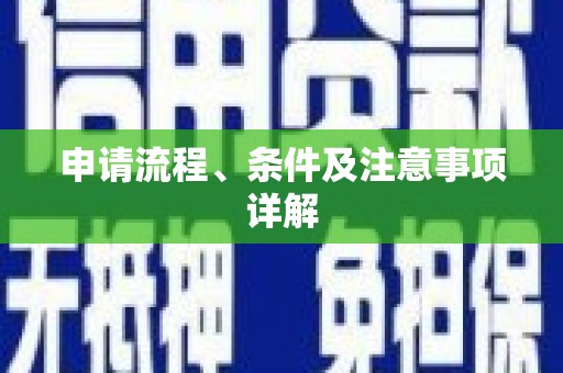 秀洲申请流程、条件及注意事项详解