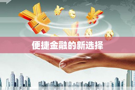 秀洲便捷金融的新选择