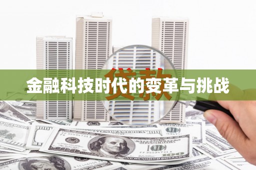 秀洲金融科技时代的变革与挑战