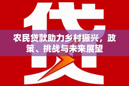 秀洲农民贷款助力乡村振兴，政策、挑战与未来展望