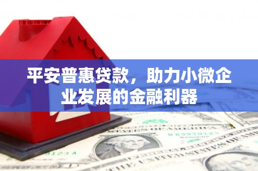 秀洲平安普惠贷款，助力小微企业发展的金融利器