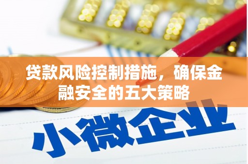 秀洲贷款风险控制措施，确保金融安全的五大策略