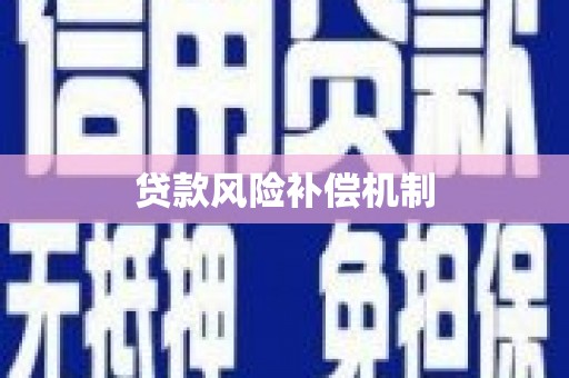 秀洲贷款风险补偿机制