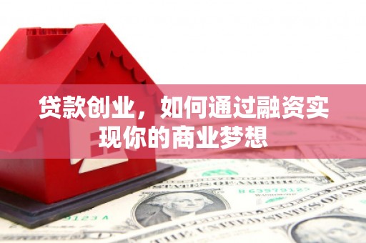 秀洲贷款创业，如何通过融资实现你的商业梦想