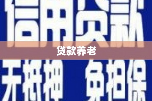 秀洲贷款养老