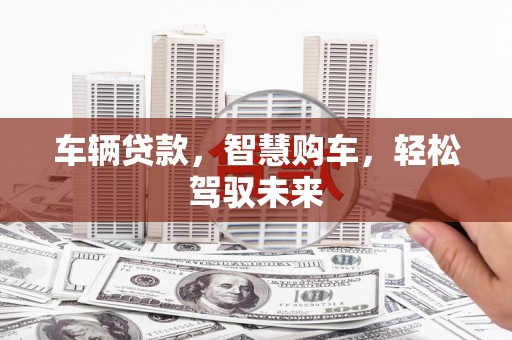 秀洲车辆贷款，智慧购车，轻松驾驭未来