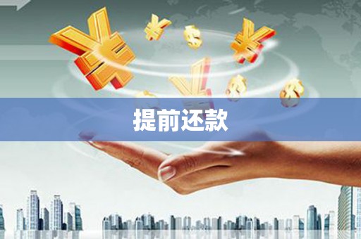 秀洲提前还款